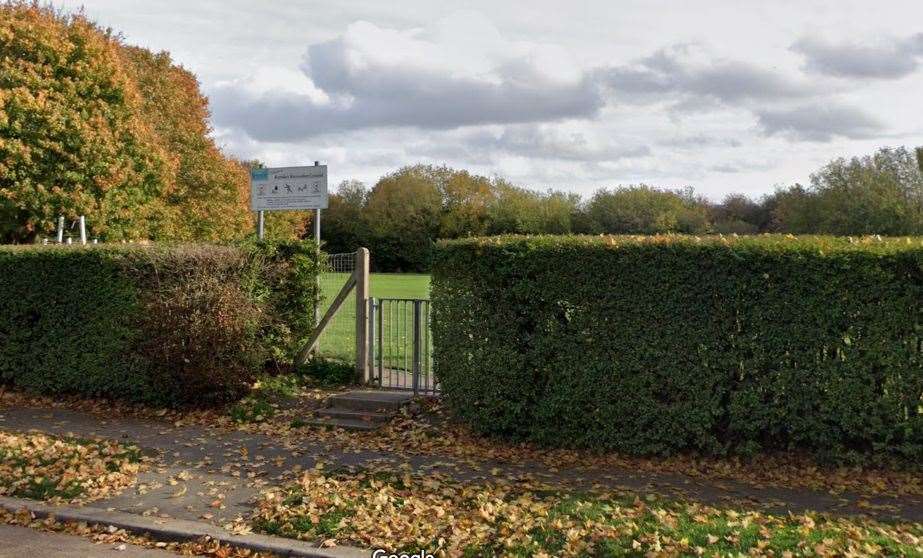 Kemsley Recreation Ground, Kemsley. Picture: Google Maps