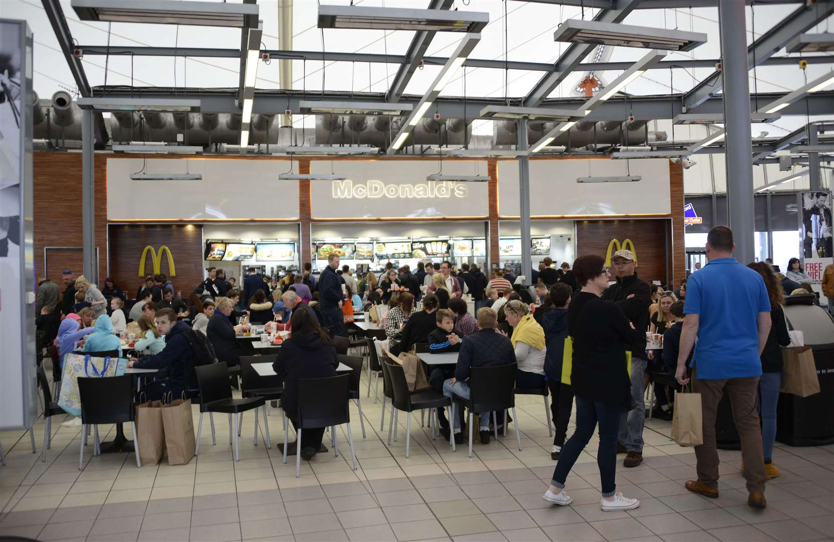 McDonald's was expected to rejoin the Outlet when the £90m extension opened, but pulled out in 2018