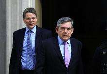 PM Gordon Brown after calling the general election