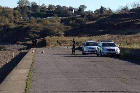 A body was found on the beach at The Leas near Sheerness