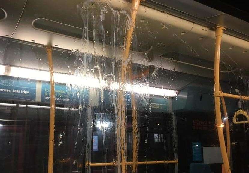 Eggs were reportedly thrown at cars and buses during the incident (42995515)