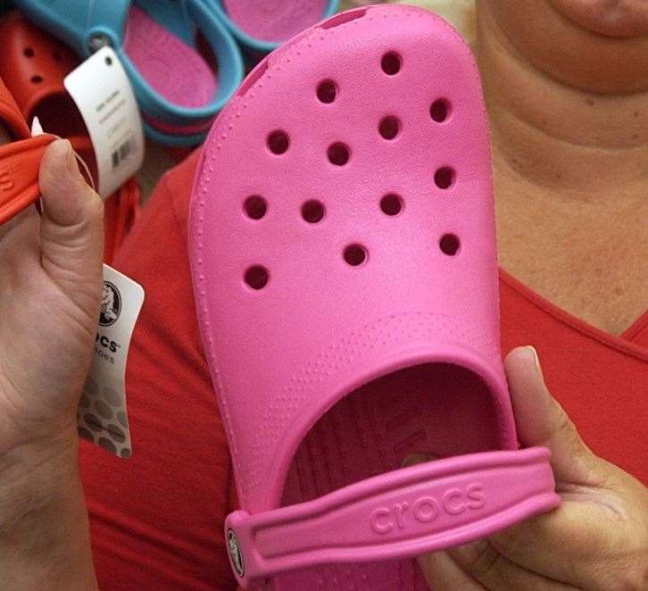 The missing man was wearing pink Crocs