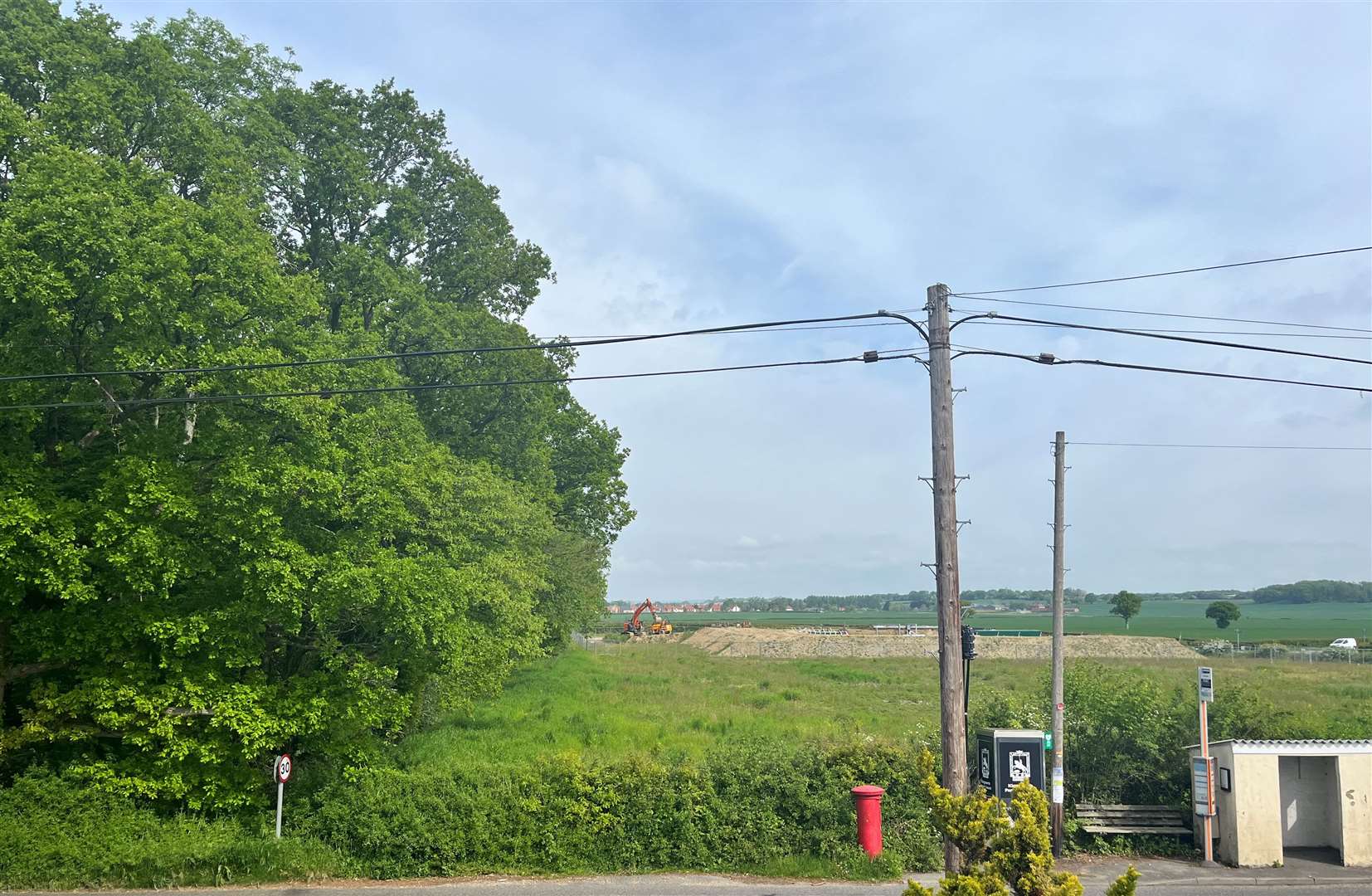 The site would be built next to a pumping station in a field along Chilmington Green Road