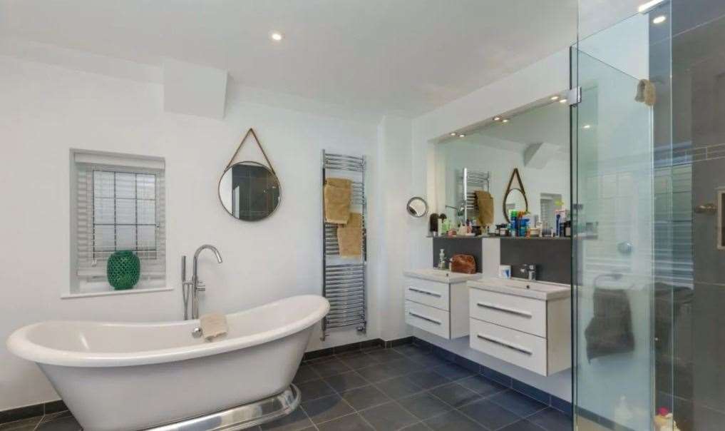 One bathroom has a roll top bath Picture: Helen Breeze Property Management