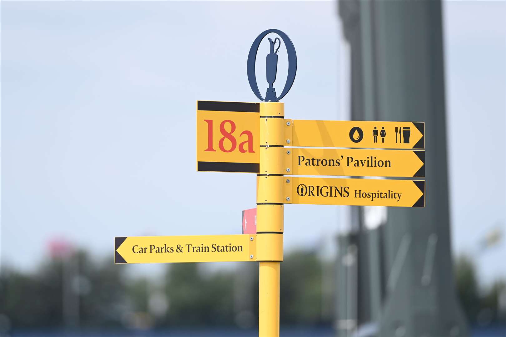 Signposts point the way around the course. Picture: Barry Goodwin (49262654)