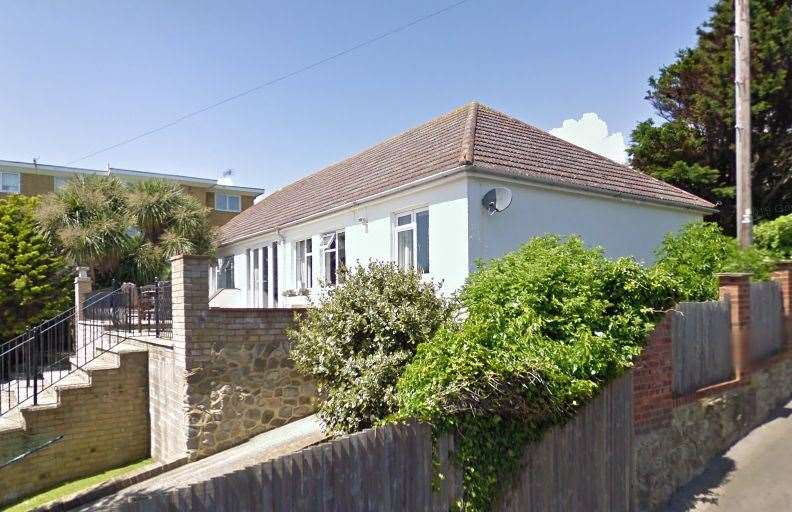 The former bungalow on the Heatherbank site in Sunnyside Road, Sandgate. Picture: Google