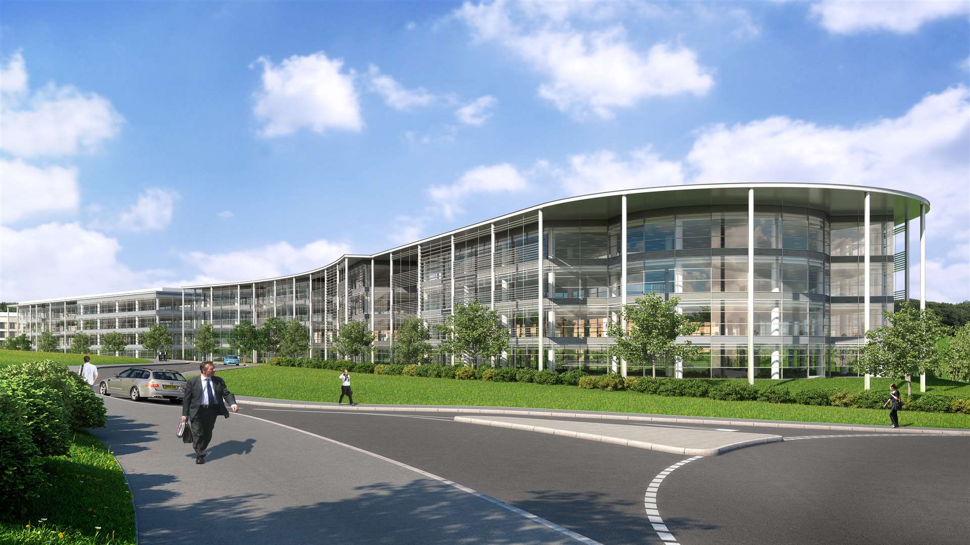 Artist's impression of the Kent Medical Campus