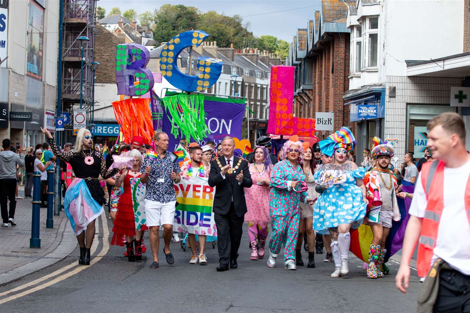 The Dover Pride march. Photo: Dover Pride/David Goodson Photography