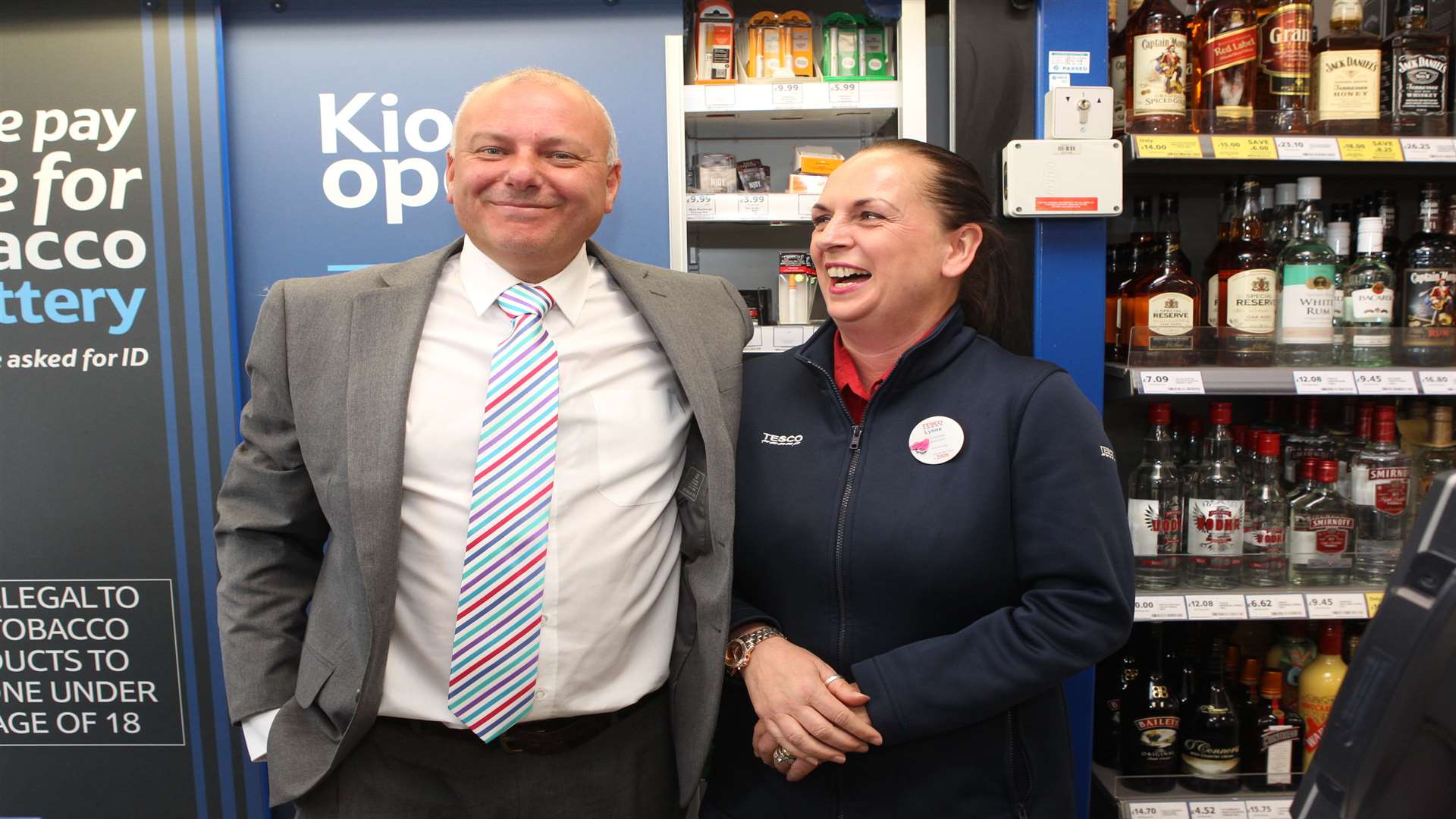 Store manager Brian Mynott says he's proud to have Lynne as part of his team