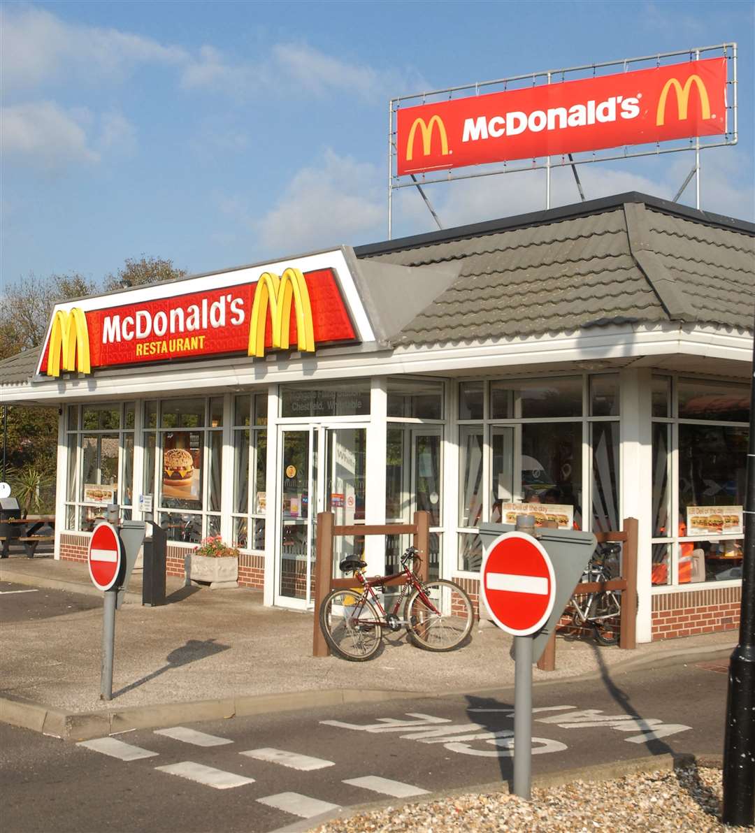 The men on trial apparently took the Mercedes owner to McDonald's in Thanet Way. Picture by Barry Duffield
