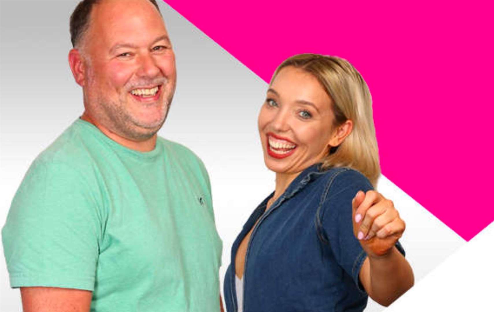 kmfm has launched its new flagship show with Garry and Chelsea