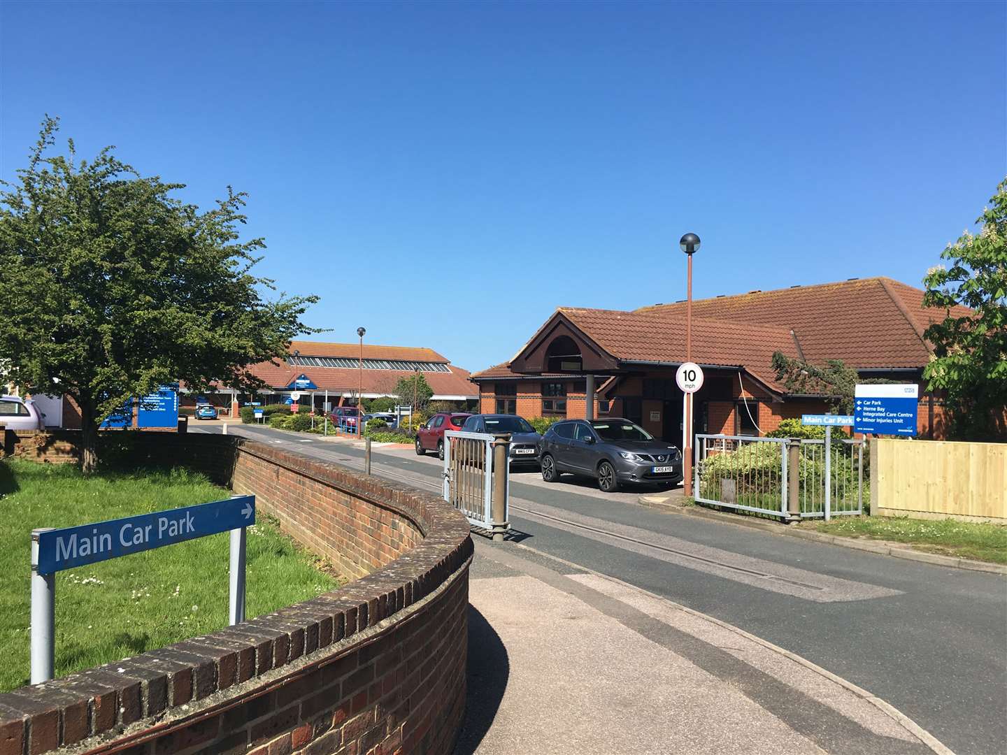 The incident happened in a vaccine clinic in the Queen Victoria Memorial Hospital in Herne Bay