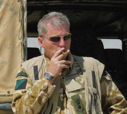 Colonel Tim Collins serving in Iraq following the invasion in 2003