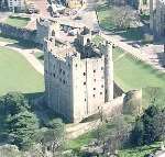 Rochester Castle was temporarily shut down this morning. Picture: Denny Rowland
