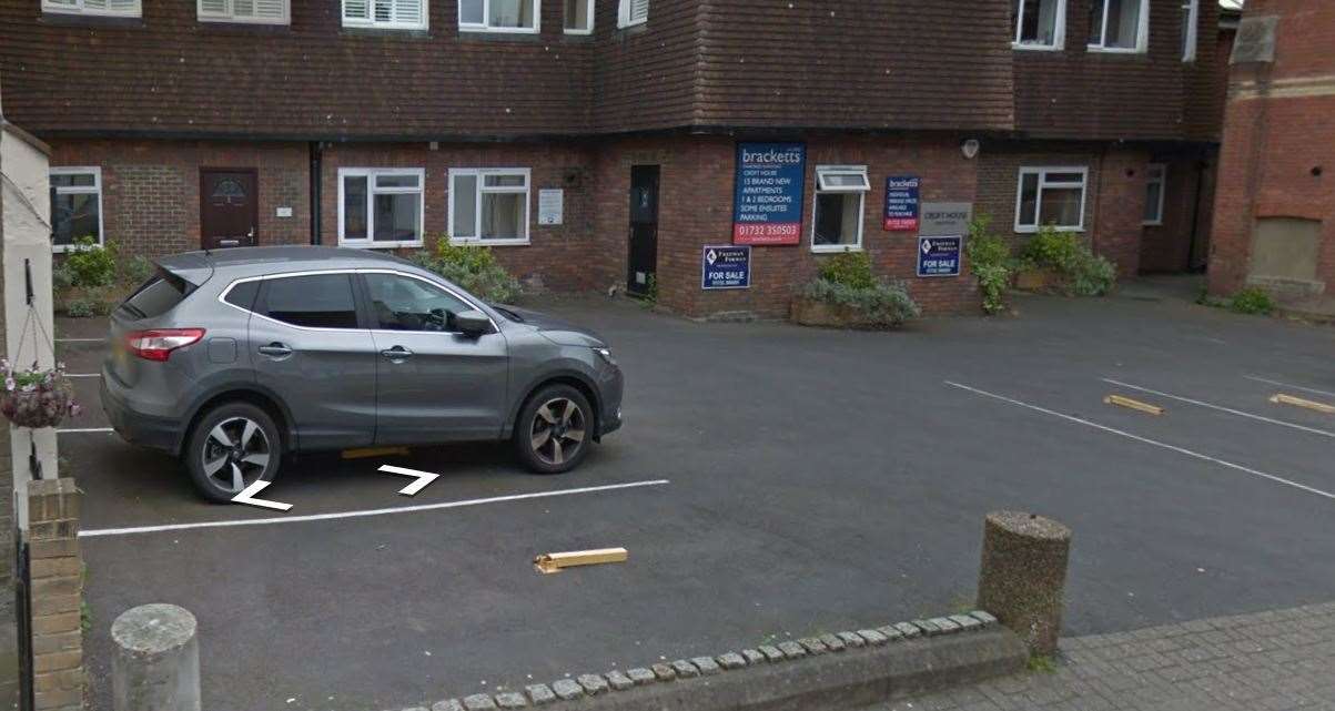 Parking spaces are available at Croft House in East Street, Tonbridge. Picture Google