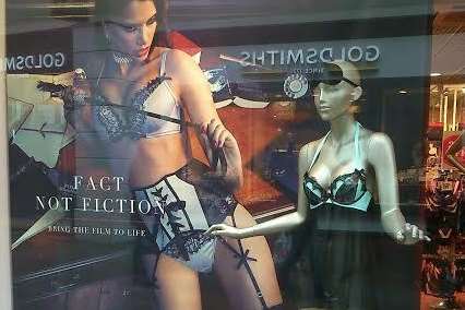 Ann Summers' Fifty Shades of Grey display
