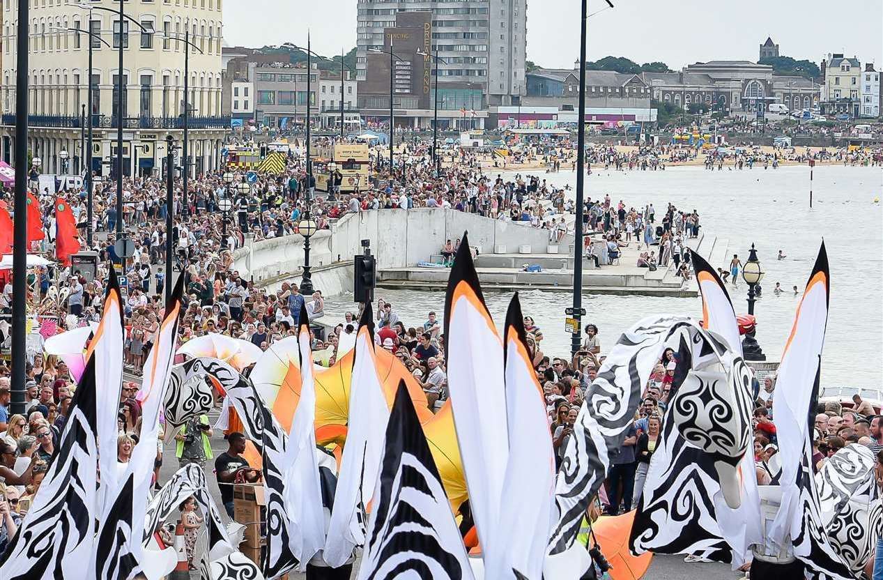 Margate carnival will take over the seafront this August