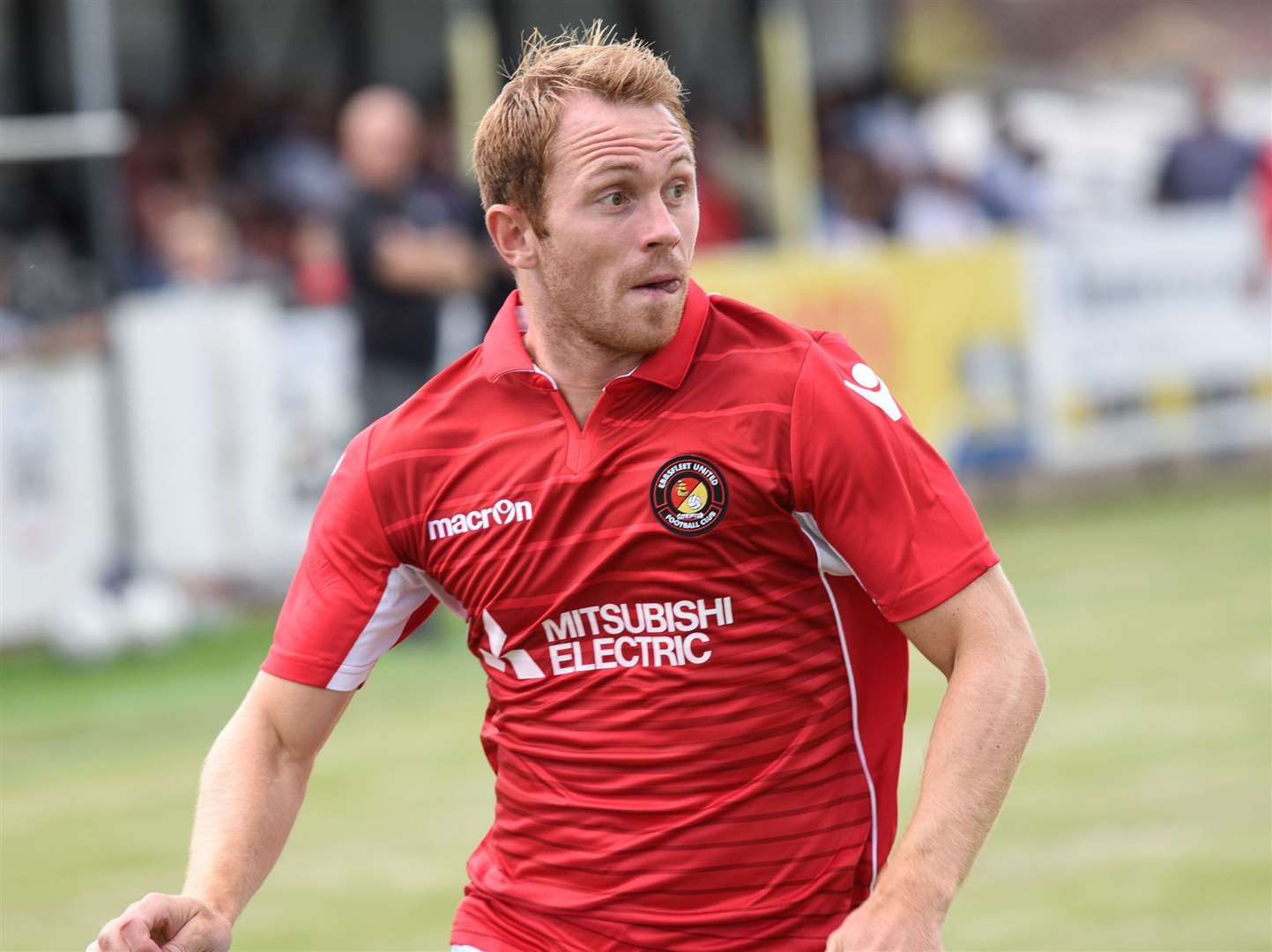 Stuart Lewis joined Ebbsfleet from Wycombe Picture: Alan Langley
