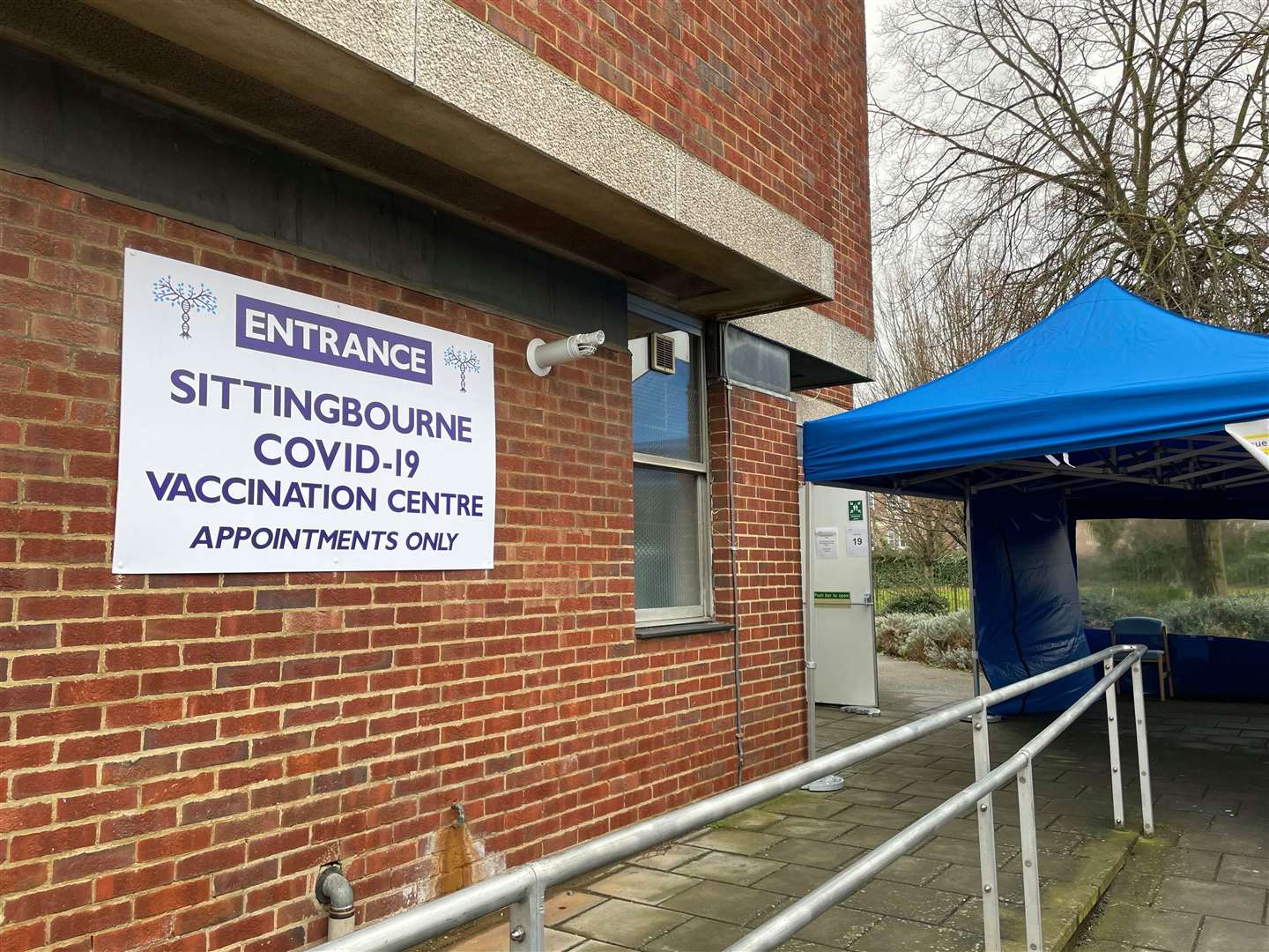 The town's Age UK centre has been converted into a vaccination hub