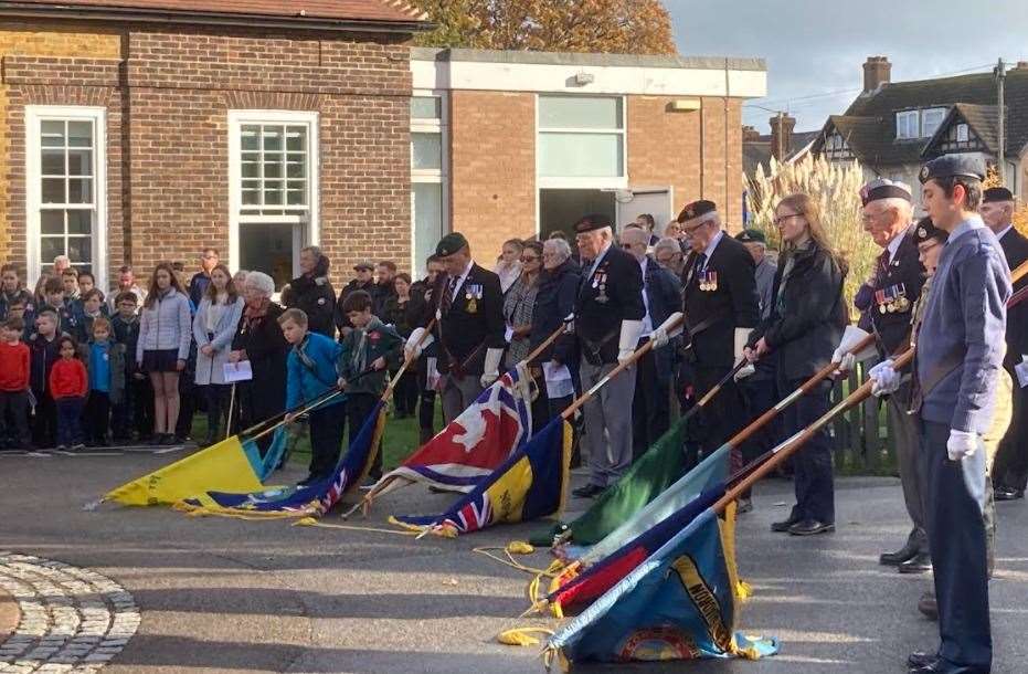 Remembrance Sunday at Deal. Picture: James Murray