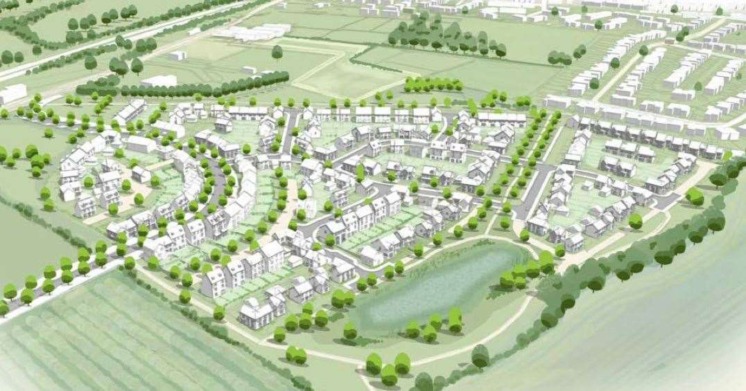 Plans were submitted to Medway Council in September. Picture: Gladman Developments