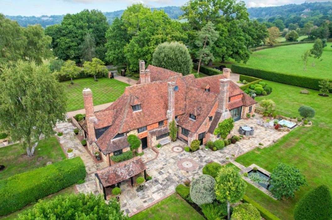 This country house for sale in Edenbridge is on the market for £5m. Picture: John D Wood