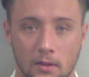 Reece McCoy, of Orchard Grove in Sheerness, was sentenced to two years and four months in jail. Picture: Kent Police