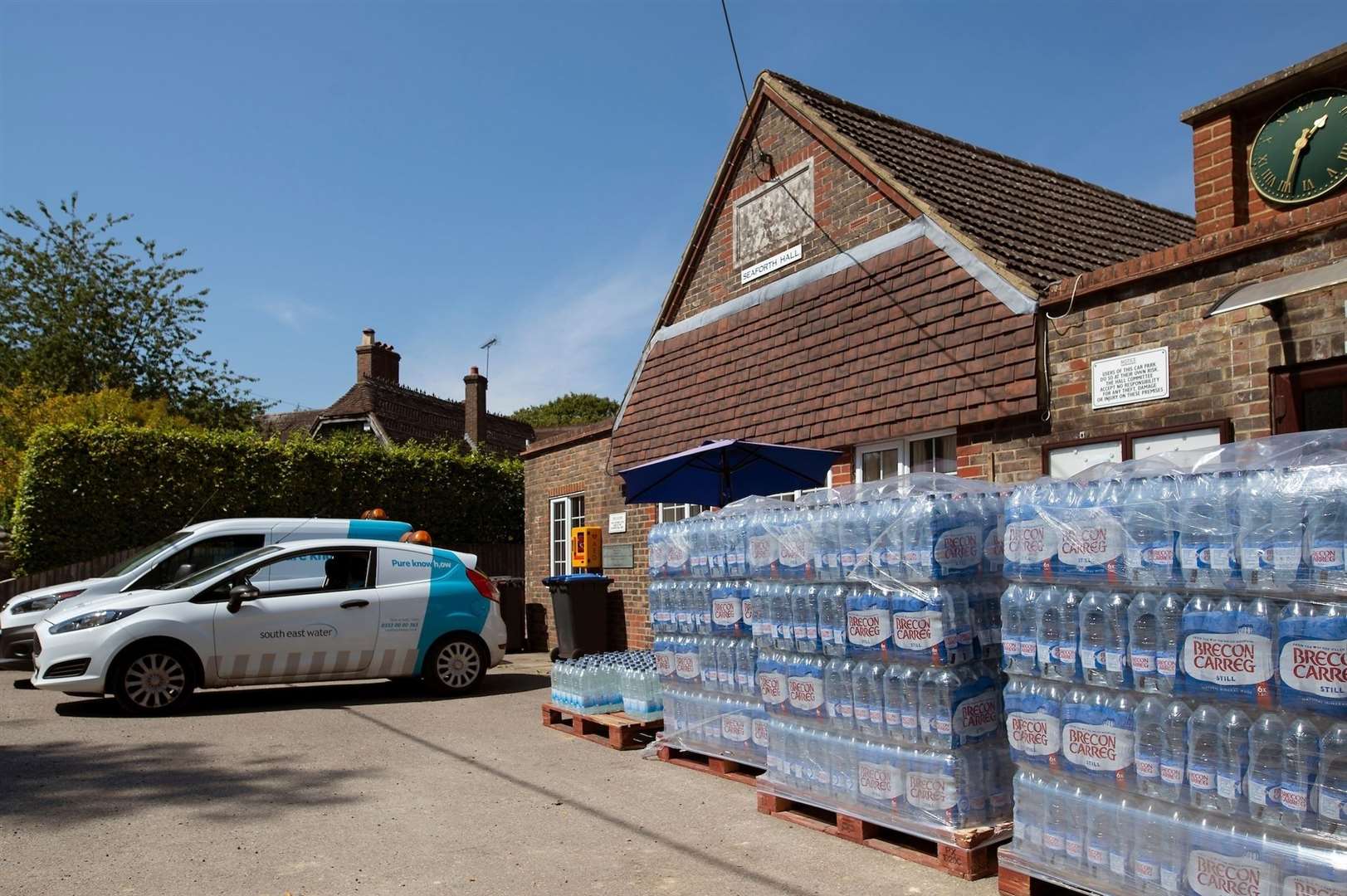 Residents in Challock and Molash may experience water shortages and low water pressure for a second day. Picture: South East Water