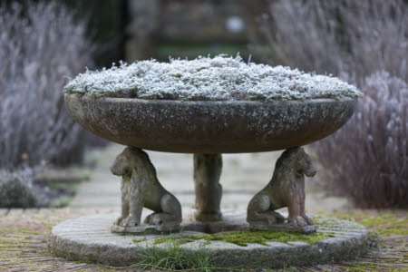 A wintry scene in Sissinghurst. Picture: National Trust