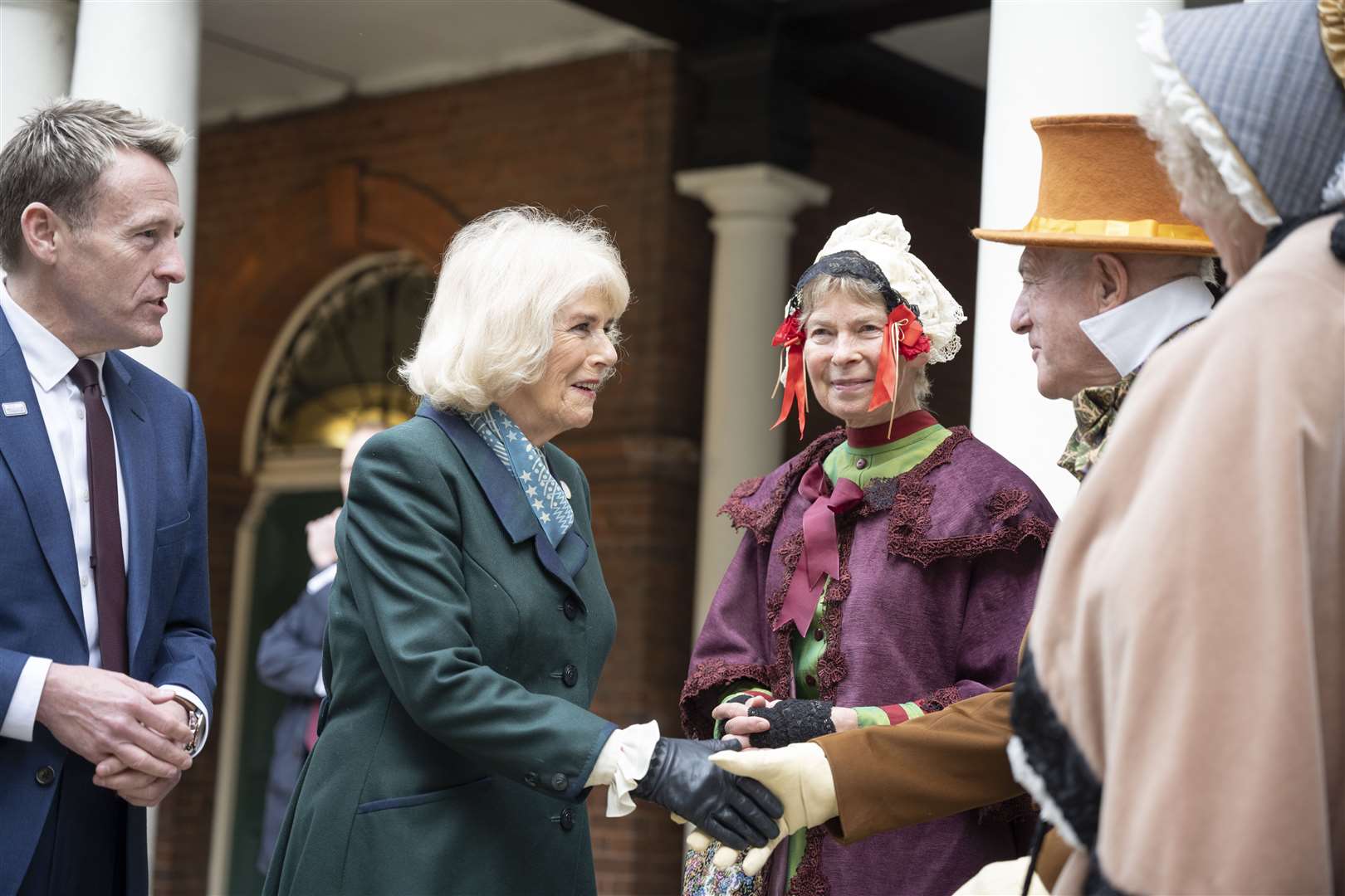 HRH The Duchess of Cornwall at The Guildhall Museum in Rochester. Picture: Medway Council/Jason Dodd