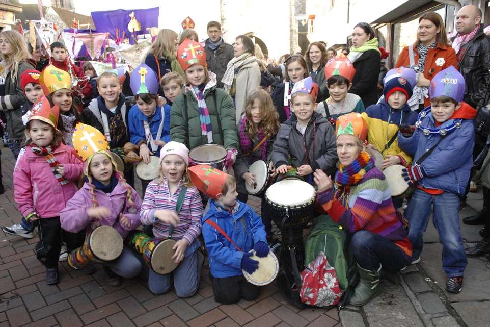Pupils from St Peter's Methodist School at last year's parade