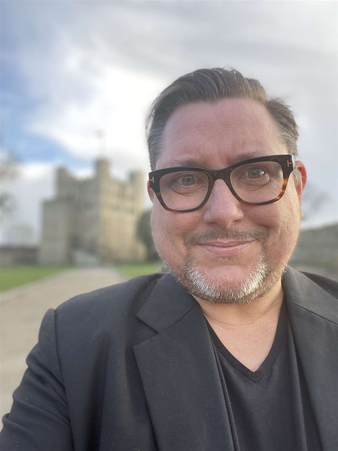 Medway Council head of culture, Paul Cowell, at Rochester Castle