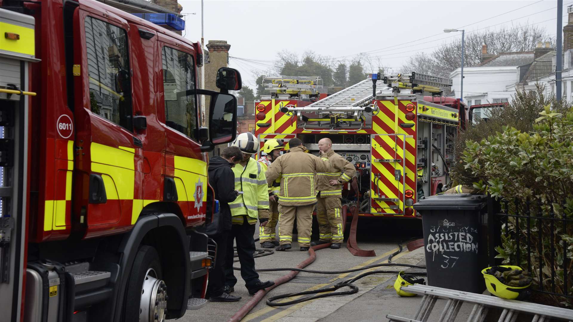 Firefighters attended the scene. Picture: Stock image