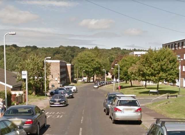 Violence erupted in Showfields Road, Tunbridge Wells. Picture: Google.