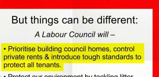 The pledge has been made in a Labour leaflet circulated in Herne Bay (8232163)