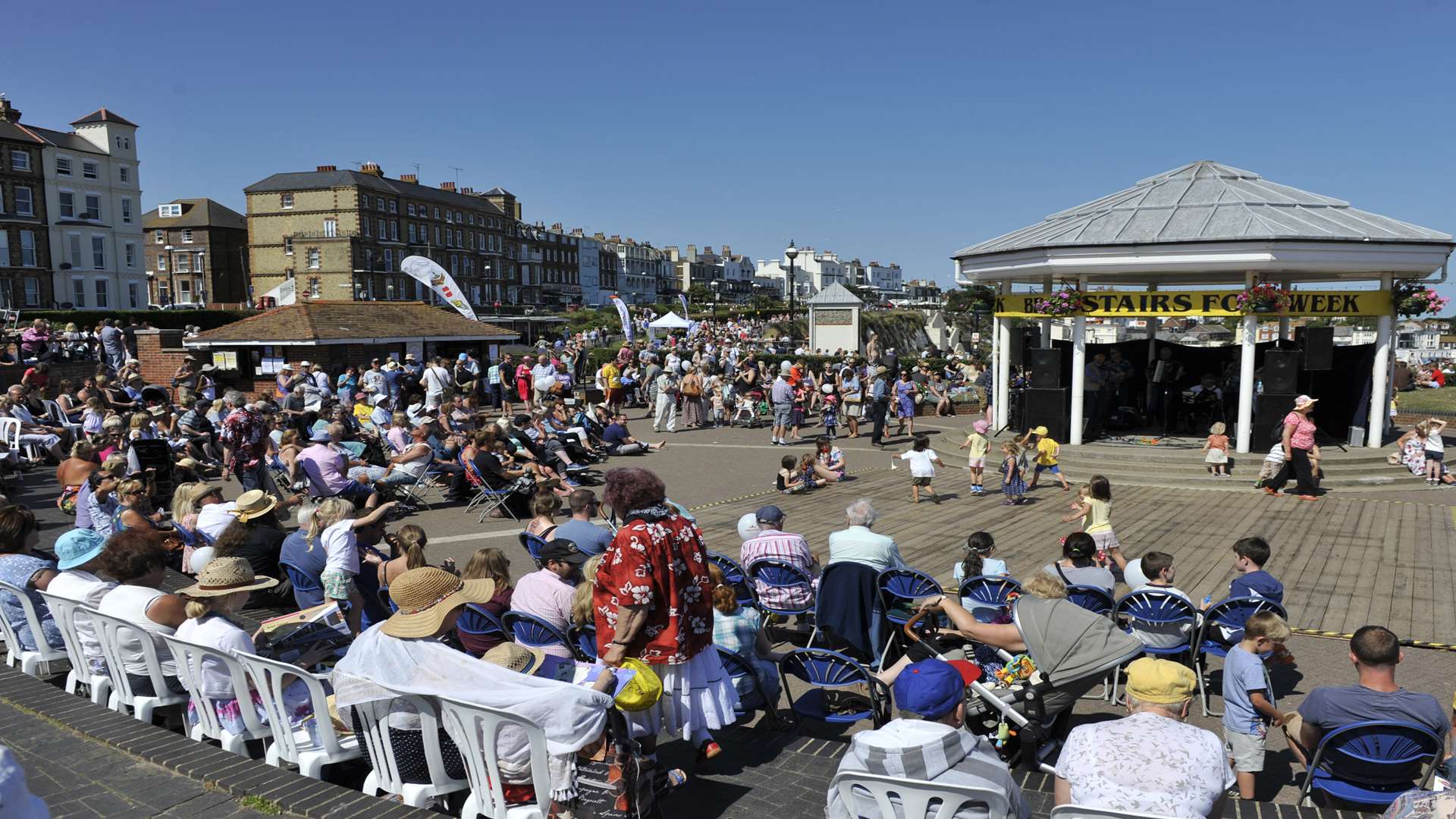 There's always plenty of family fun on the promenade at Broadstairs
