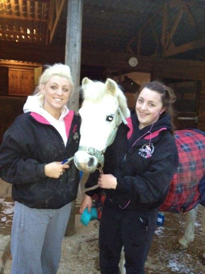 Sisters Amii Thatcher and Ella Wolff share the same passion for horses