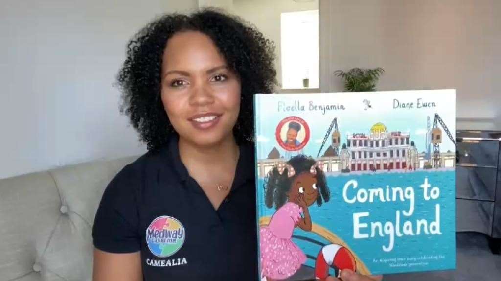 Camealia will be reading from Floella Benjamin's book, Coming to England