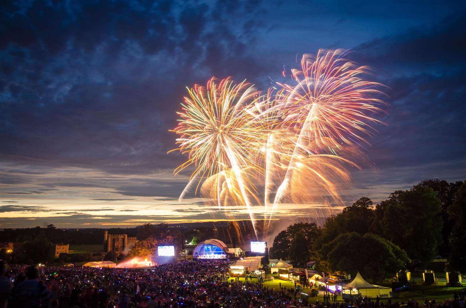 The Leeds Castle Concert includes a fireworks finale