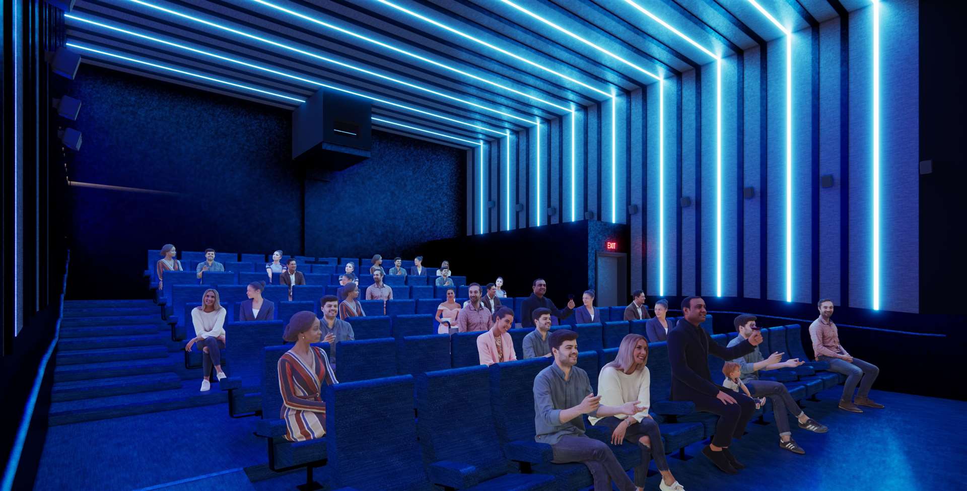 An artist's impression showing how the cinema could look