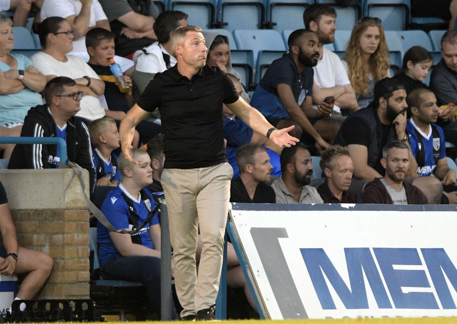 Manager Neil Harris is looking for consistency from his Gillingham players Photo: Barry Goodwin