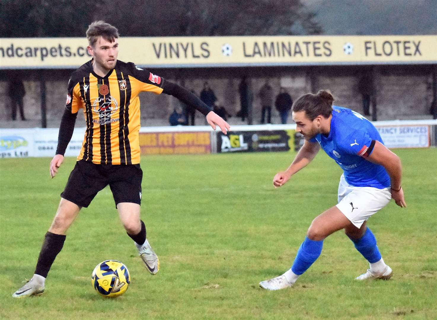 Folkestone in possession during their win over Billericay Picture: Randolph File