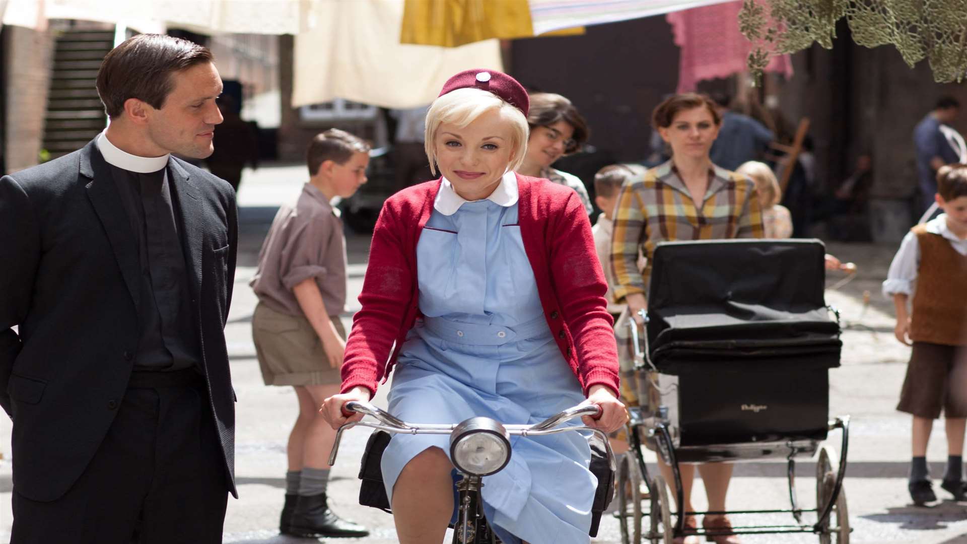 Call The Midwife is filmed at Chatham's Dockyard Picture: Neal Street Productions, Laurence Cendrowicz