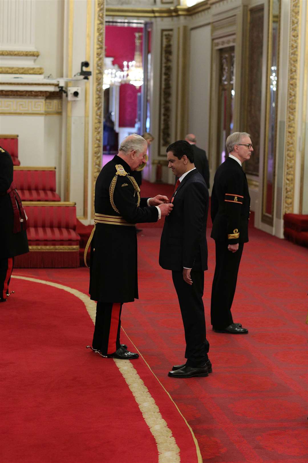 Dr Zahid Chauhan was made an OBE by the Prince of Wales for his work with homeless people (Yui Mok/PA)