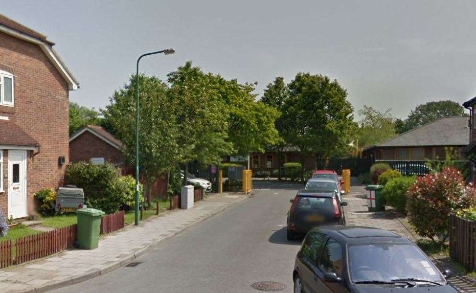 Restrictions are due to be put in place outside Holy Trinity C of E Primary School in Chatsworth Road, Dartford. Photo: Google