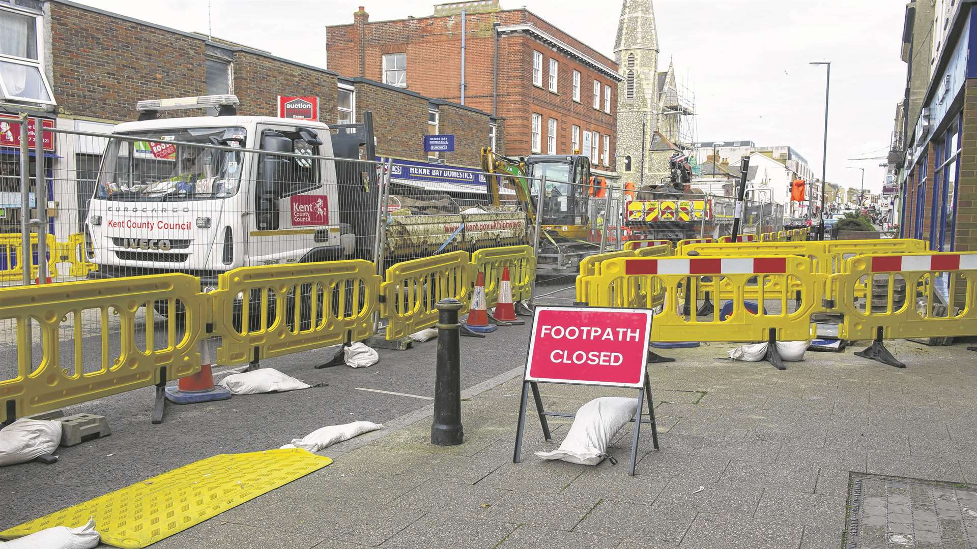 Work to repair the High Street finished last week