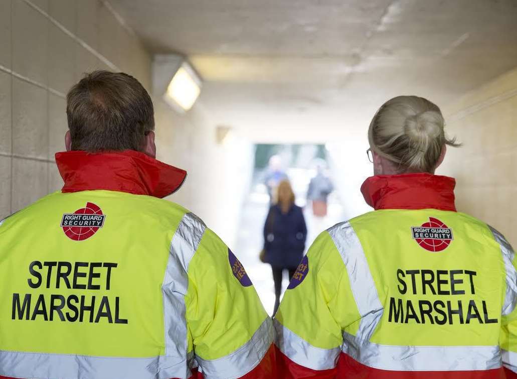 Street marshals will be on patrol in city streets