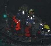 Migrants aided in the morning's first rescue. Picture:préfecture maritime de la Manche et de la mer du Nord