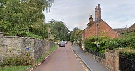 A woman was hit by an e-scooter in Swan Street, West Malling. Picture: Google
