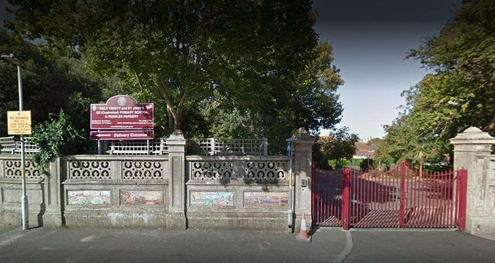 Holy Trinity and St John's CofE Primary School is directly opposite the proposed hub. Picture: Google
